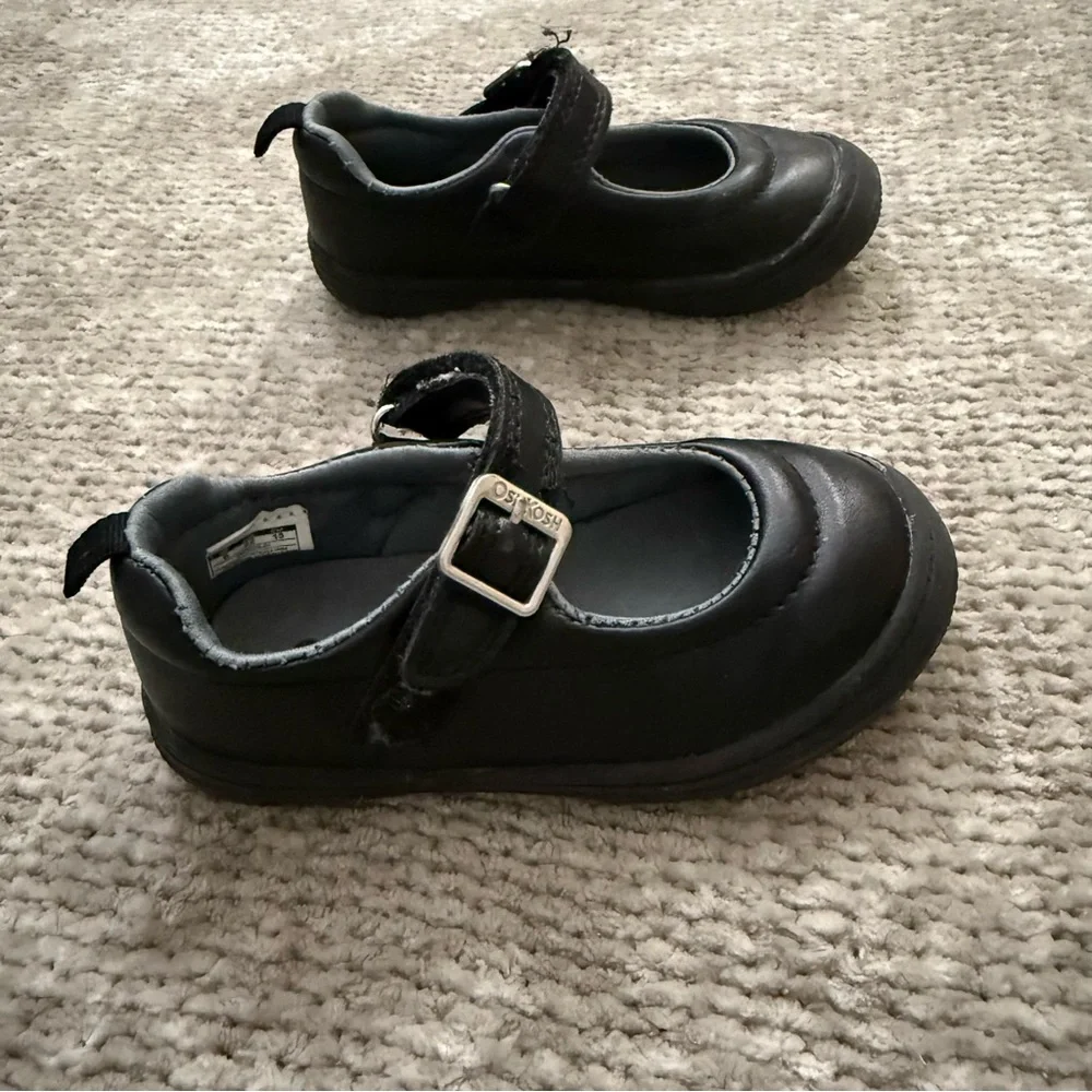 OshKosh B’gosh Black Mary Jane Shoes‎ Toddler 6 Classic Holiday Timeless